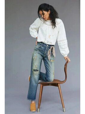 Anthropologie Pilcro The Borrowed Boyfriend Jean Sz 26